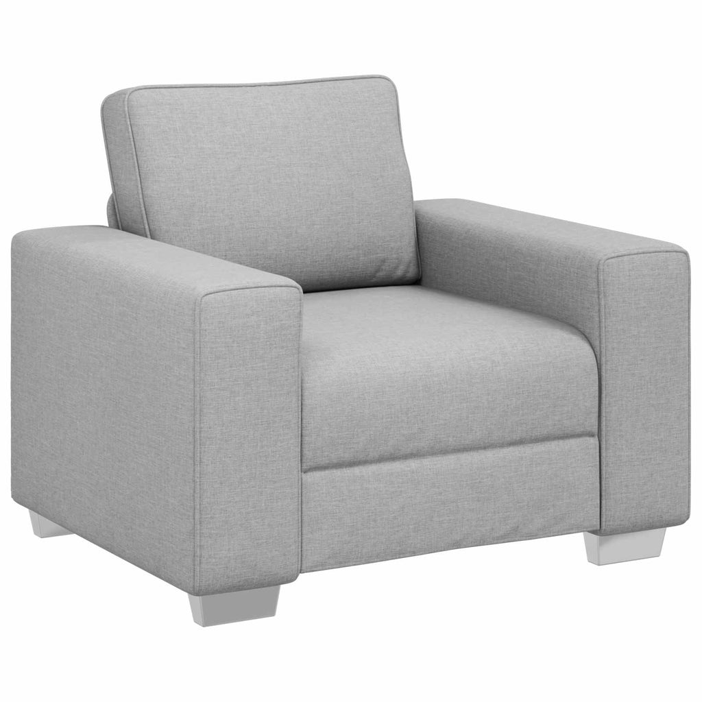 vidaXL Fotel Szary chmur 100 cm tkanina