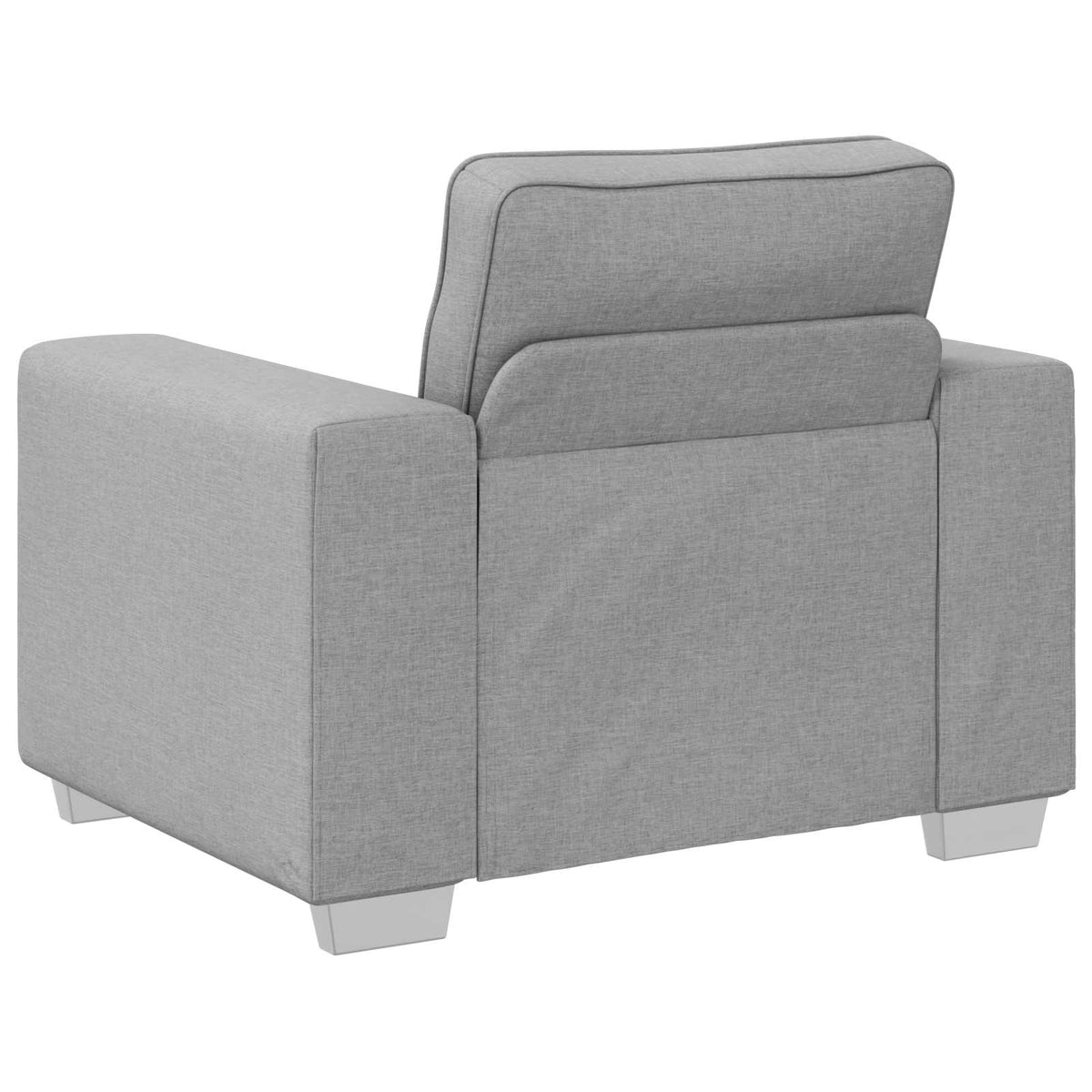 vidaXL Fotel Szary chmur 100 cm tkanina