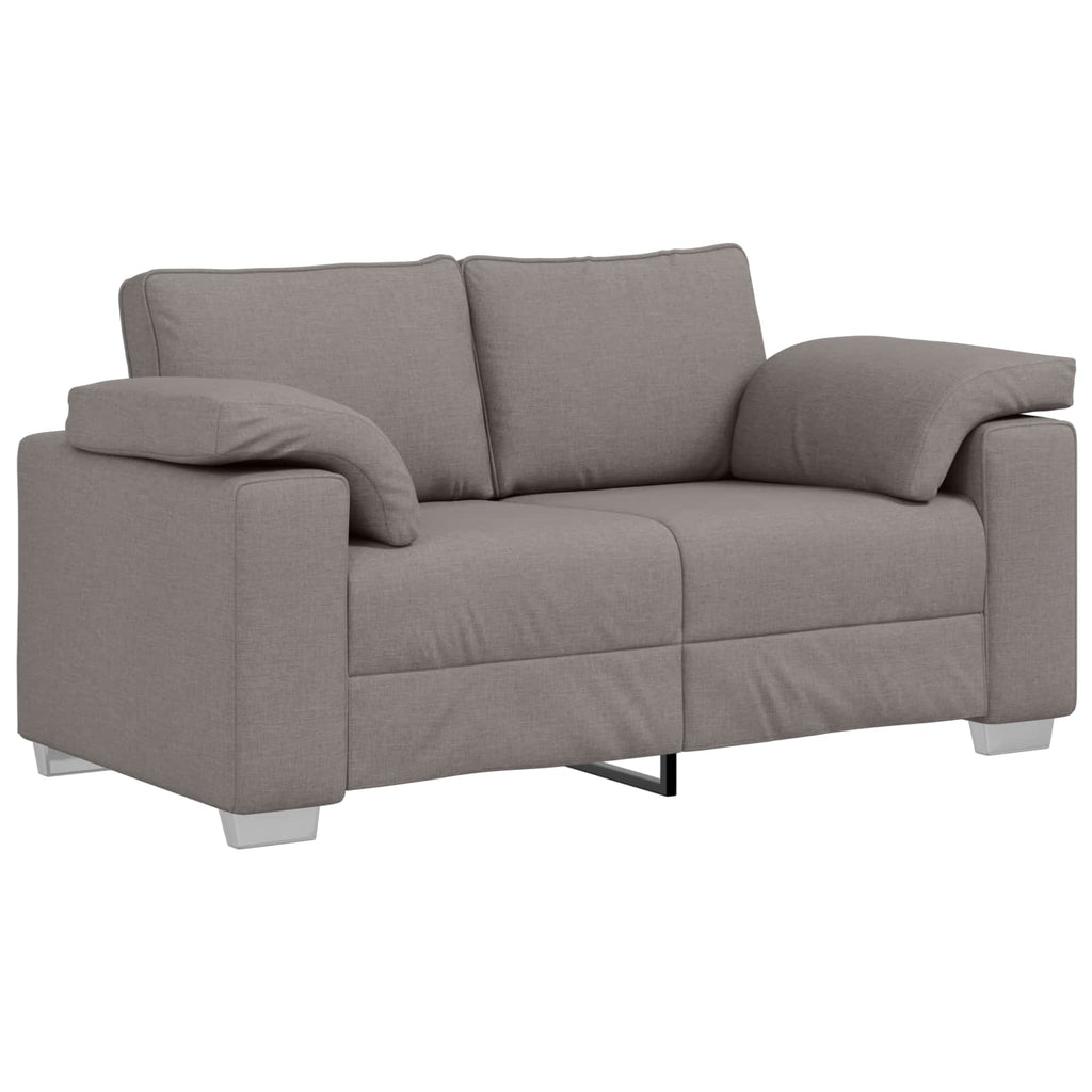 vidaXL Sofa dwuosobowa Ciemnoszary 160 cm tkanina