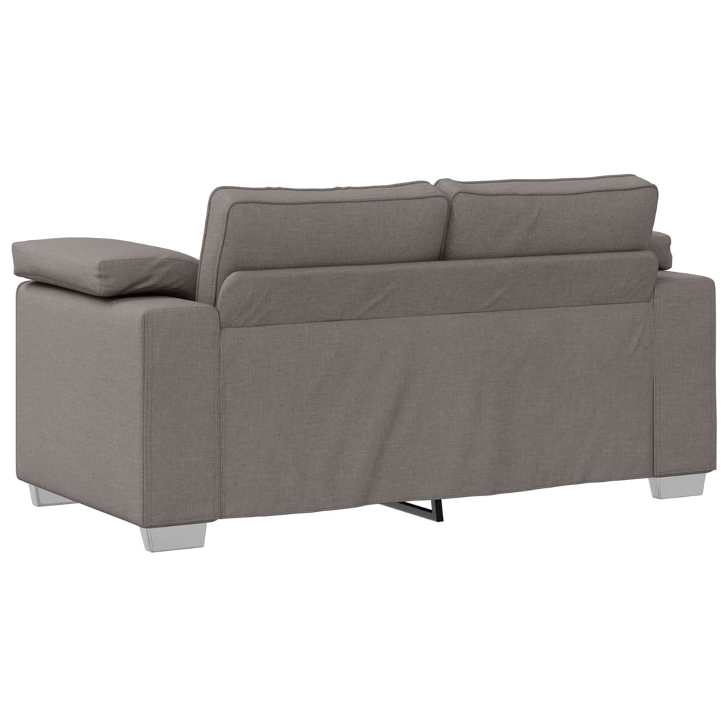 vidaXL Sofa dwuosobowa Ciemnoszary 160 cm tkanina