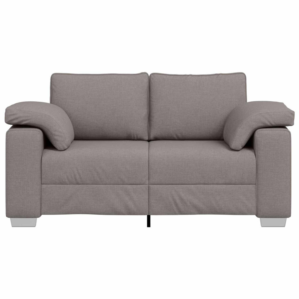vidaXL Sofa dwuosobowa Ciemnoszary 160 cm tkanina