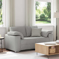 vidaXL Sofa dwuosobowa Szary chmur 160 cm tkanina
