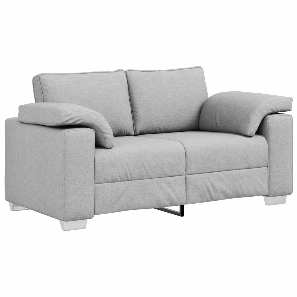vidaXL Sofa dwuosobowa Szary chmur 160 cm tkanina