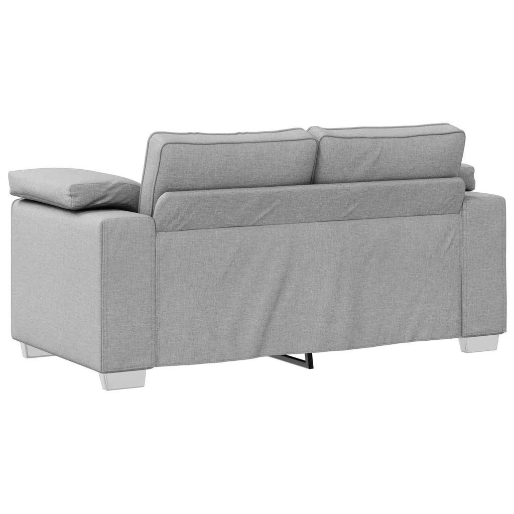 vidaXL Sofa dwuosobowa Szary chmur 160 cm tkanina