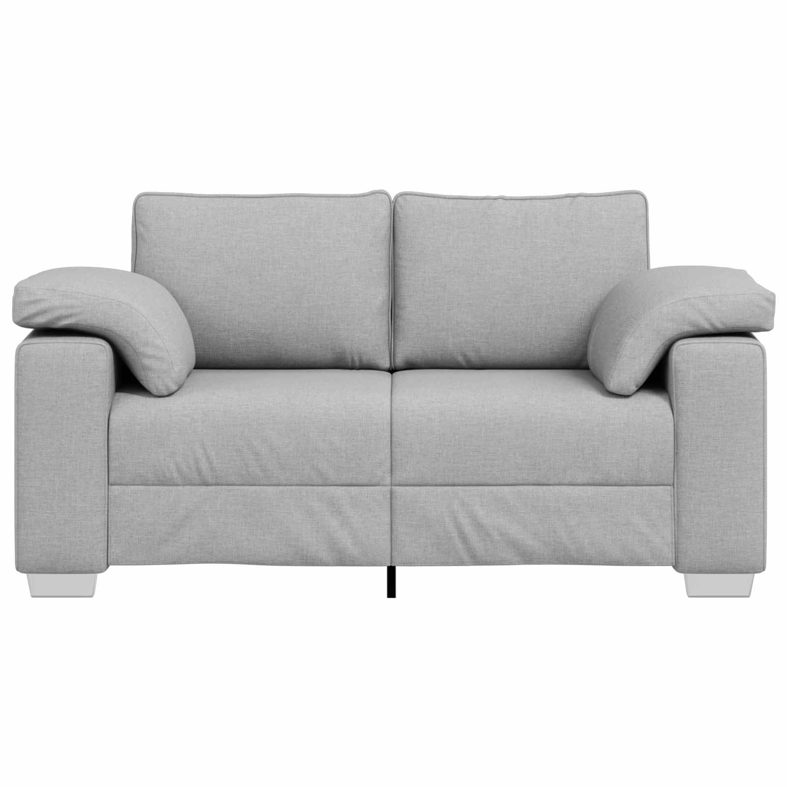 vidaXL Sofa dwuosobowa Szary chmur 160 cm tkanina