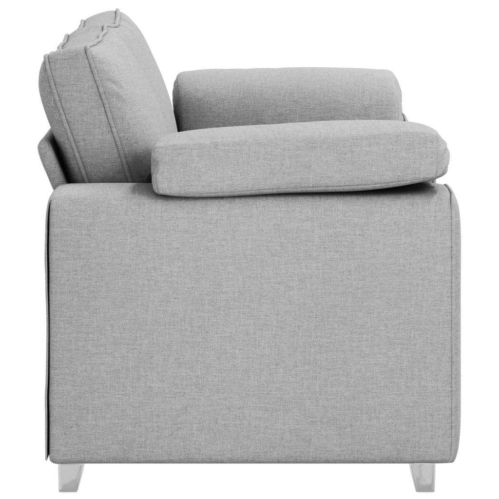 vidaXL Sofa dwuosobowa Szary chmur 160 cm tkanina