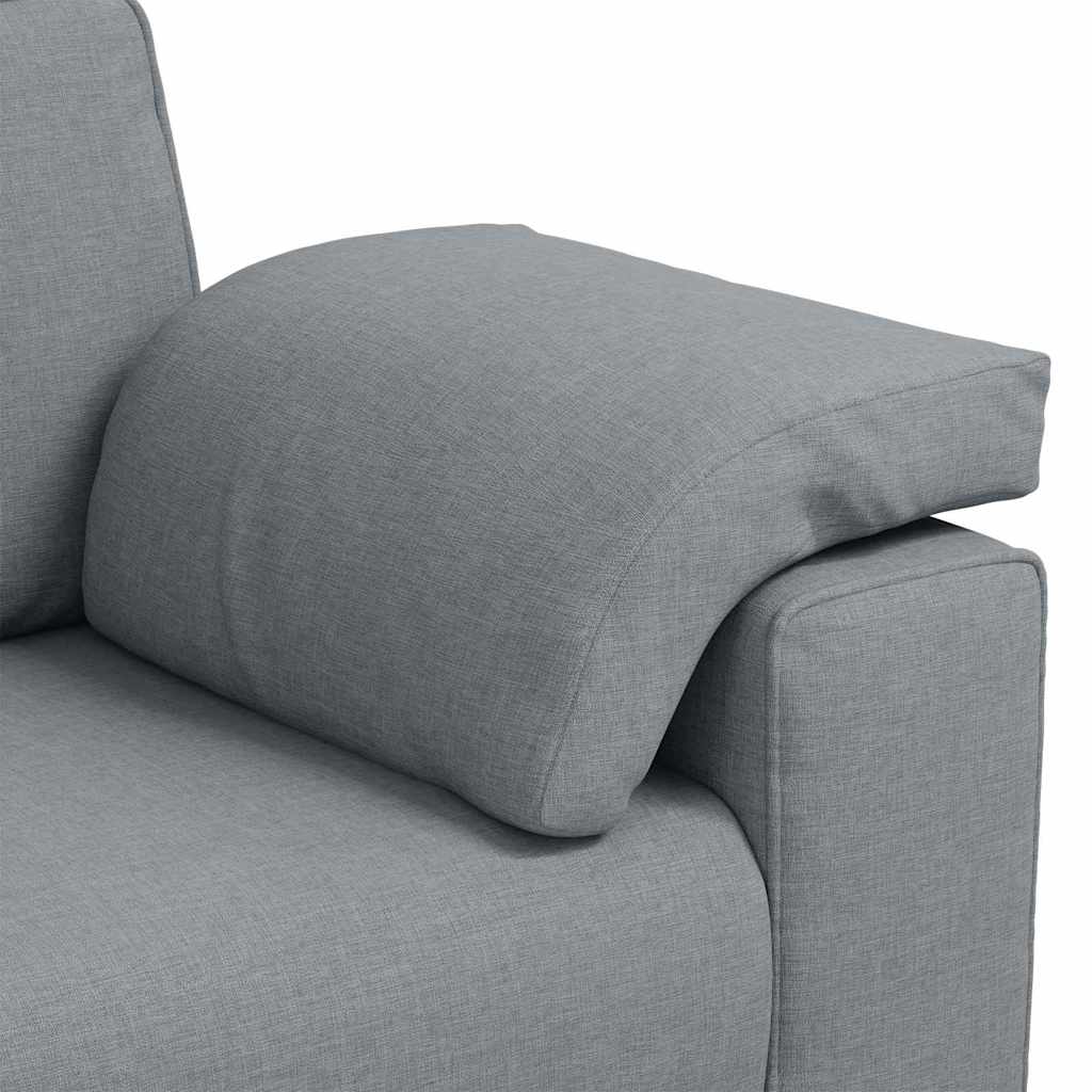 vidaXL Sofa dwuosobowa Jasnoszary 180 cm tkanina