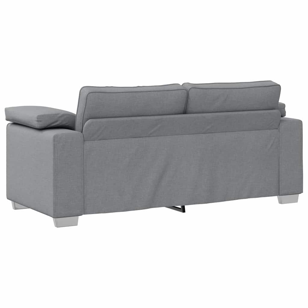 vidaXL Sofa dwuosobowa Jasnoszary 180 cm tkanina