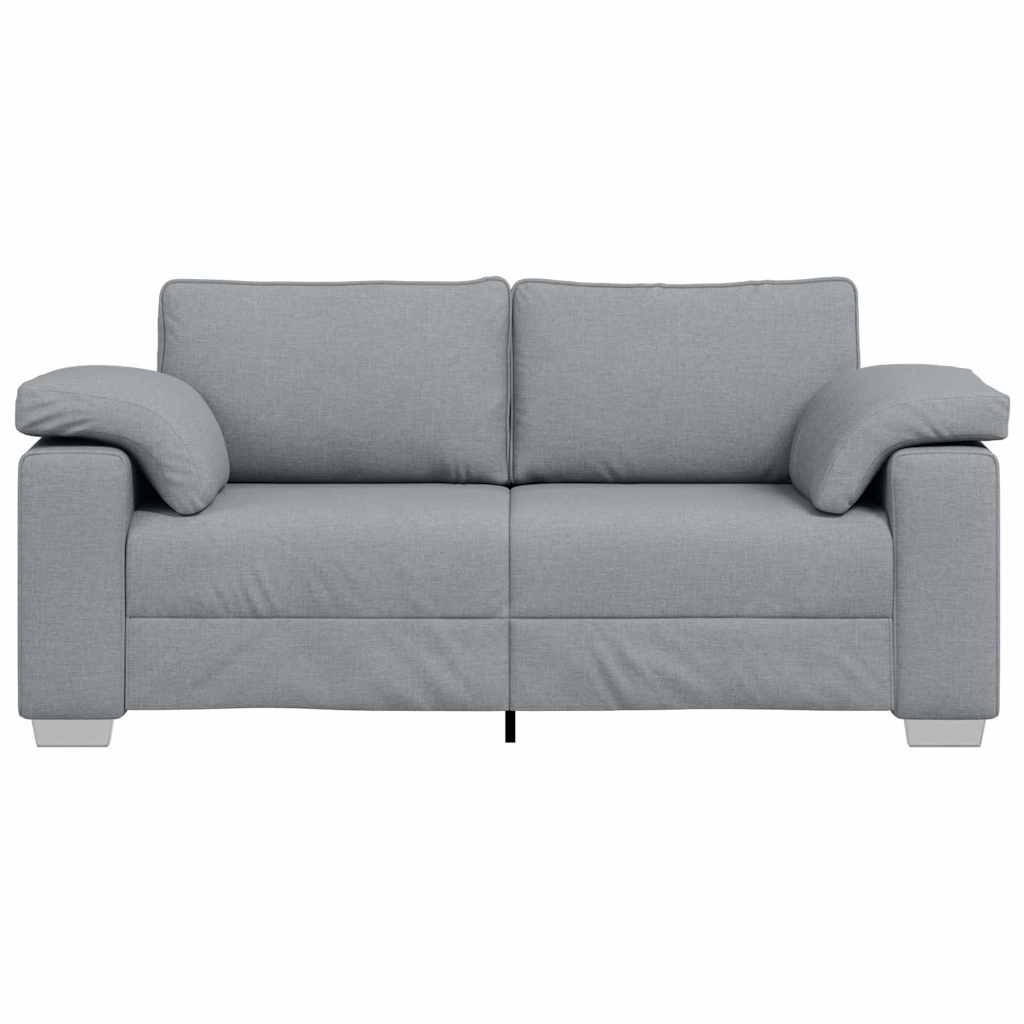 vidaXL Sofa dwuosobowa Jasnoszary 180 cm tkanina