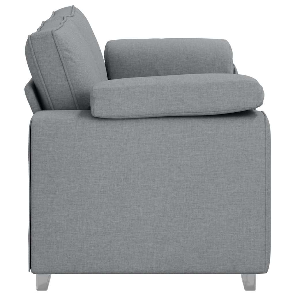 vidaXL Sofa dwuosobowa Jasnoszary 180 cm tkanina