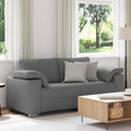 vidaXL Sofa dwuosobowa Ciemnoszary 180 cm tkanina
