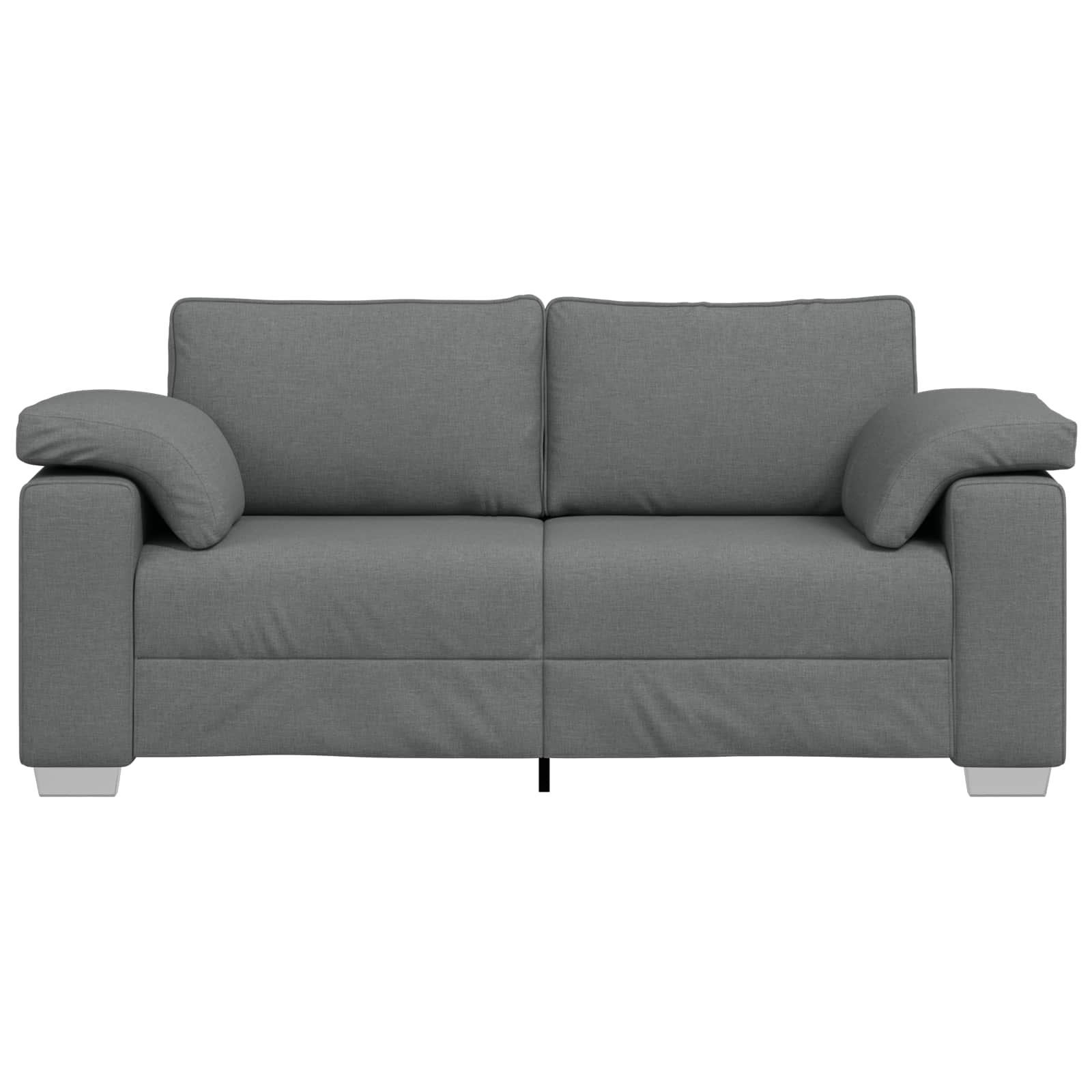 vidaXL Sofa dwuosobowa Ciemnoszary 180 cm tkanina