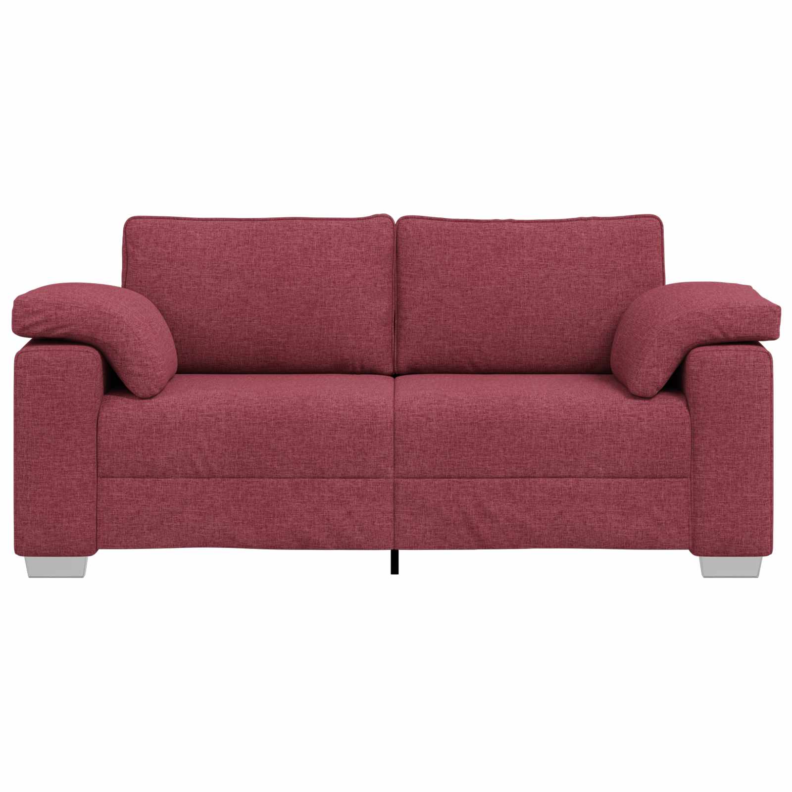 vidaXL Sofa dwuosobowa Czerwone wino 180 cm tkanina
