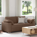 vidaXL Sofa dwuosobowa Brązowy 180 cm tkanina