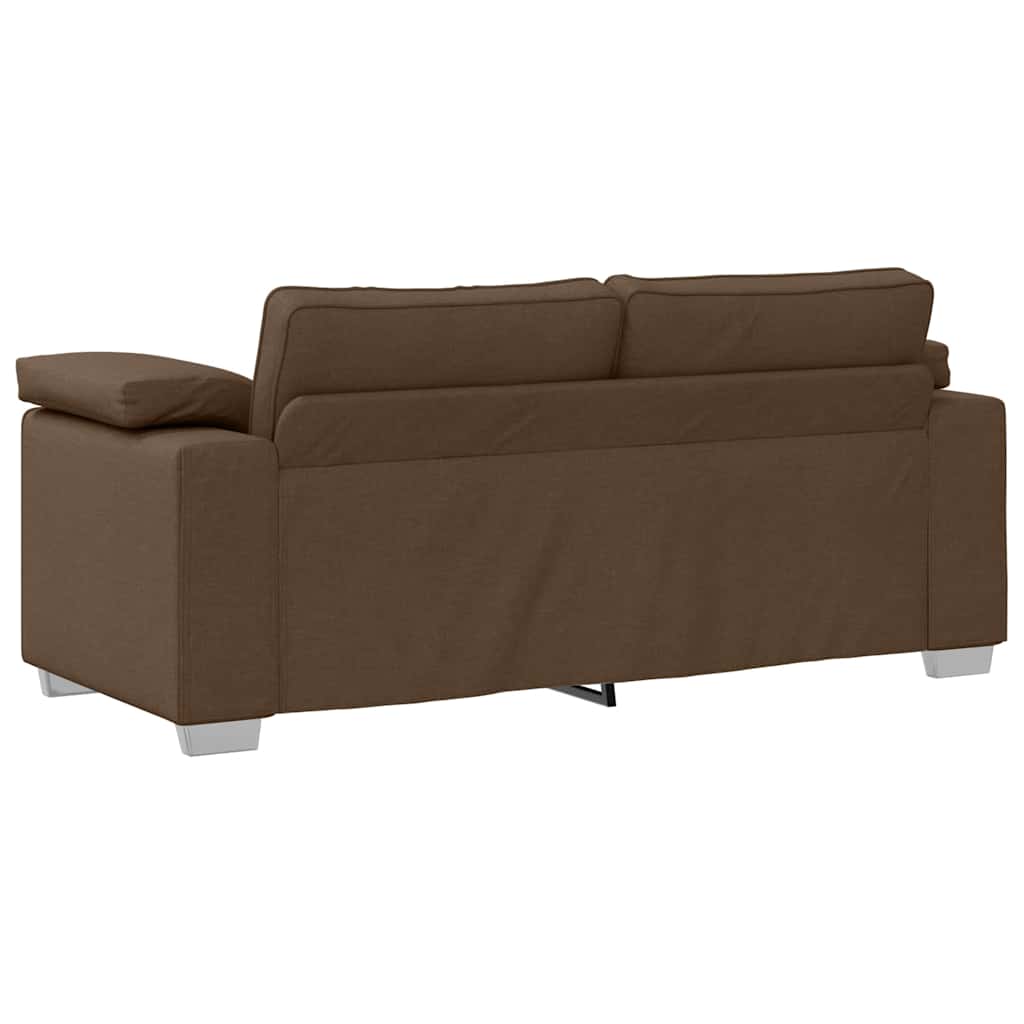 vidaXL Sofa dwuosobowa Brązowy 180 cm tkanina