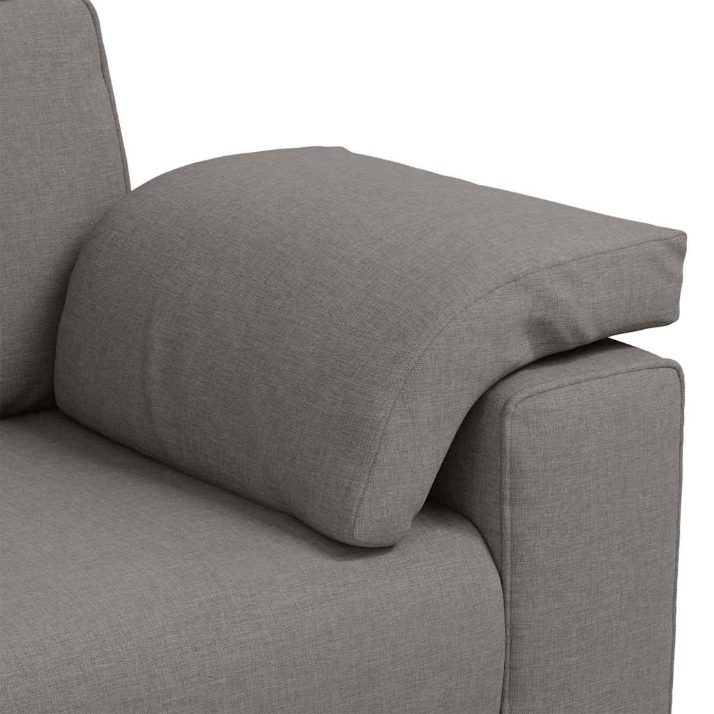 vidaXL Sofa dwuosobowa Ciemnoszary 180 cm tkanina
