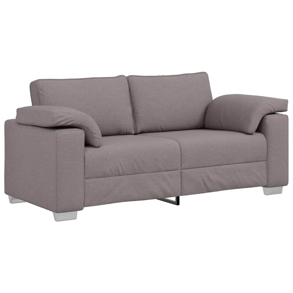 vidaXL Sofa dwuosobowa Ciemnoszary 180 cm tkanina