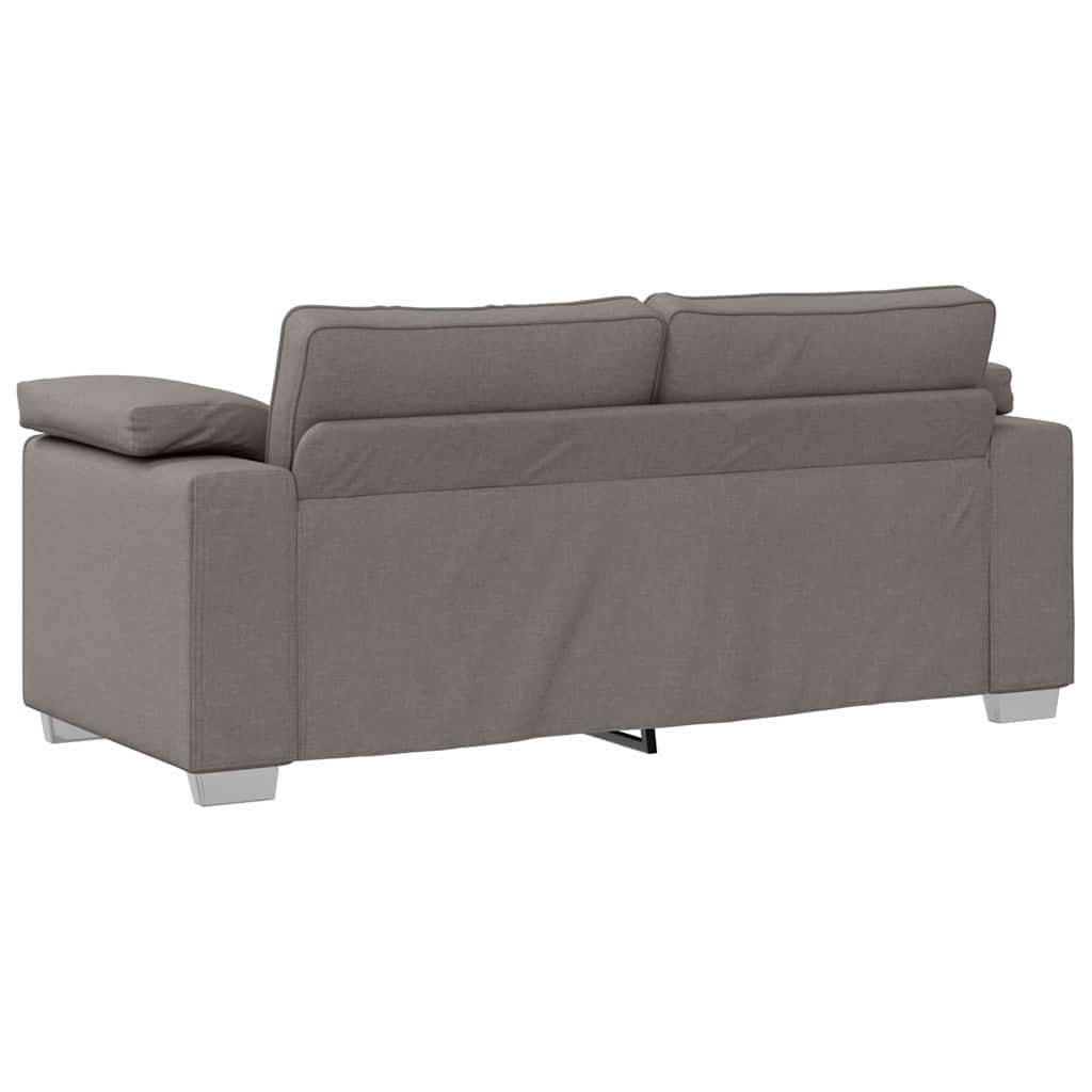 vidaXL Sofa dwuosobowa Ciemnoszary 180 cm tkanina