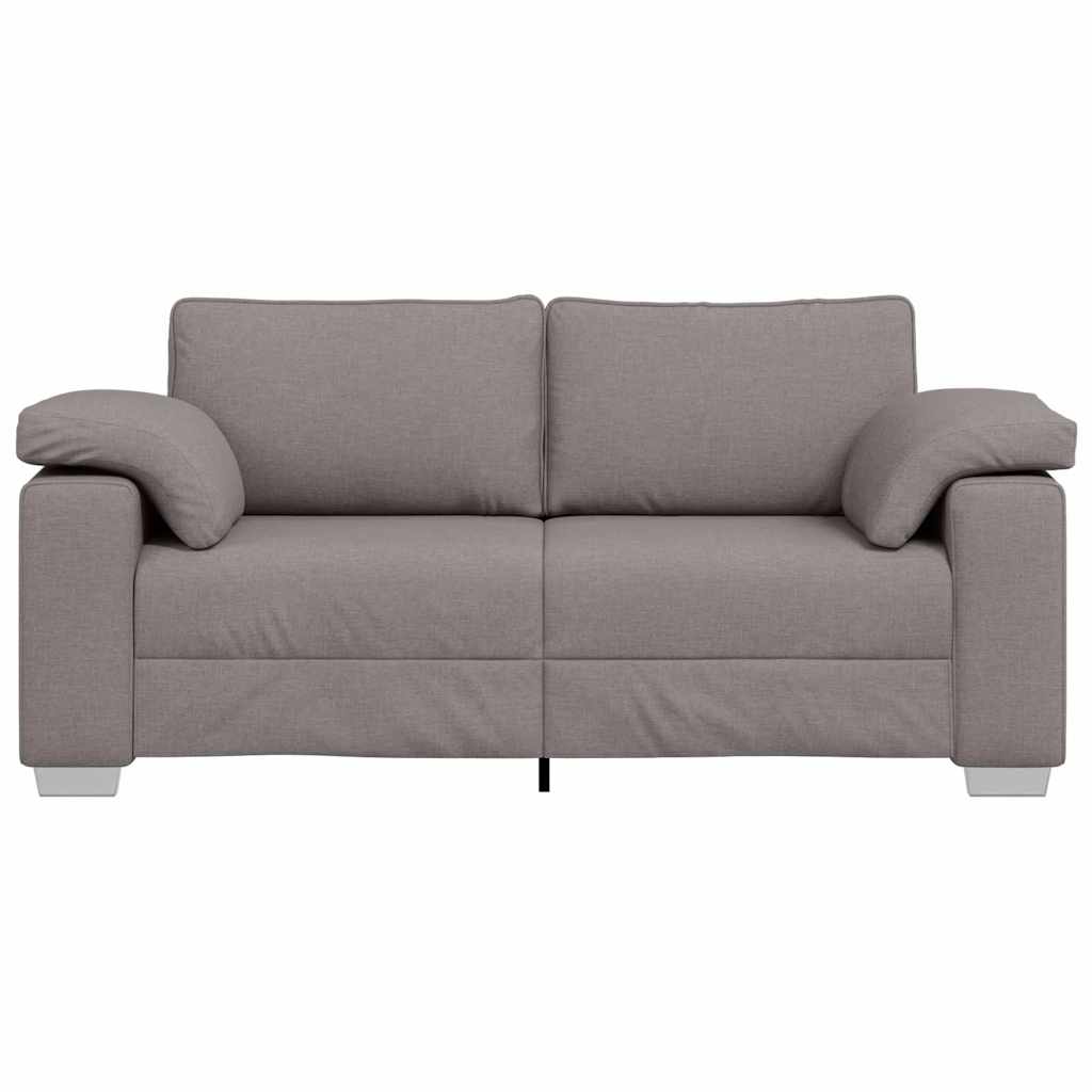 vidaXL Sofa dwuosobowa Ciemnoszary 180 cm tkanina