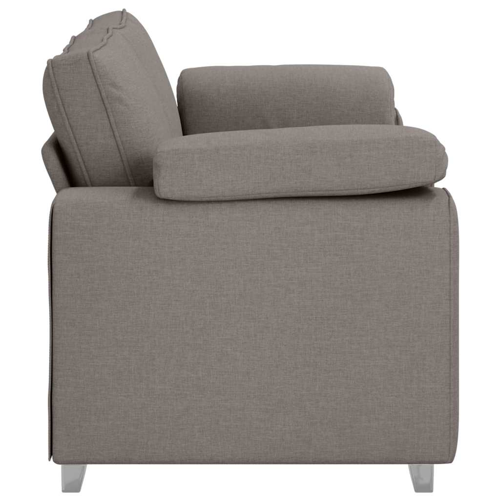 vidaXL Sofa dwuosobowa Ciemnoszary 180 cm tkanina