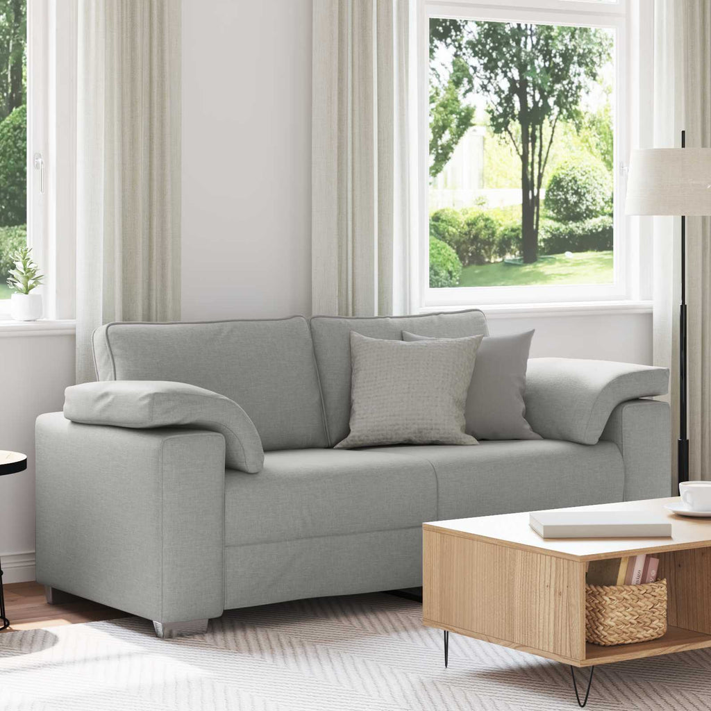 vidaXL Sofa dwuosobowa Szary chmur 180 cm tkanina