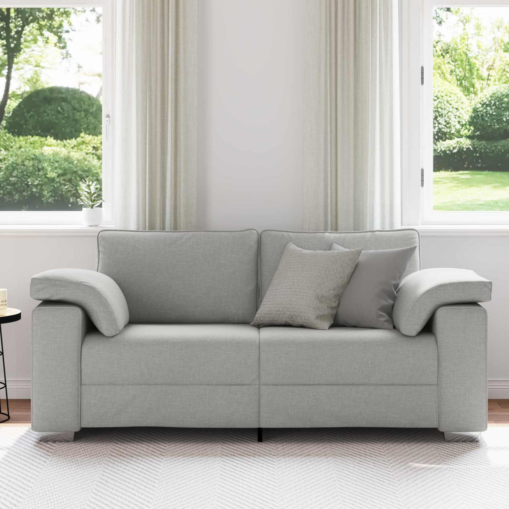vidaXL Sofa dwuosobowa Szary chmur 180 cm tkanina