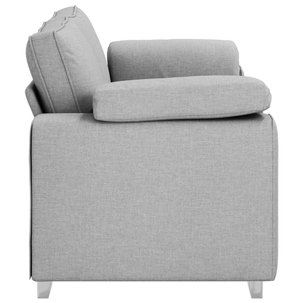vidaXL Sofa dwuosobowa Szary chmur 180 cm tkanina