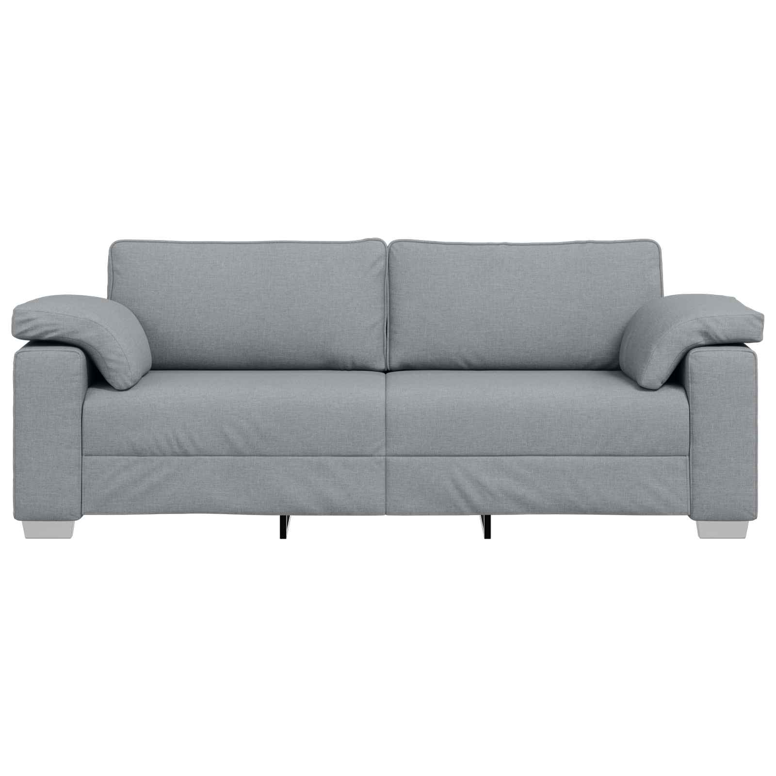 vidaXL Sofa 3-osobowa Jasnoszary 220 cm tkanina