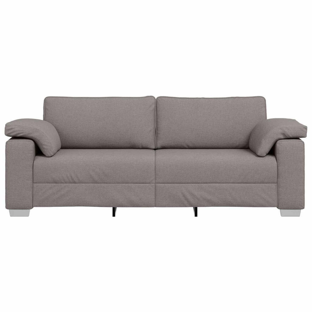 vidaXL Sofa 3-osobowa Ciemnoszary 220 cm tkanina