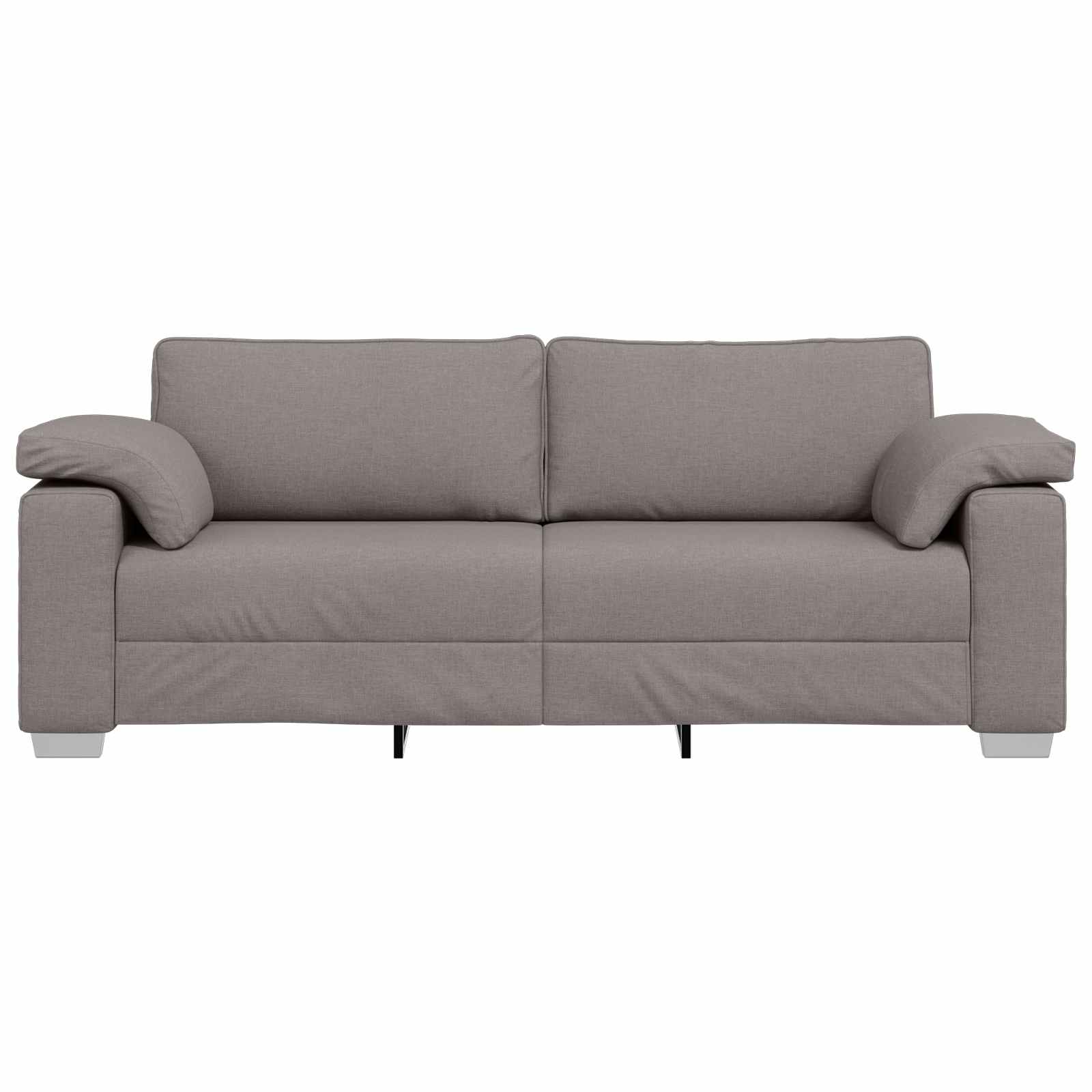 vidaXL Sofa 3-osobowa Ciemnoszary 220 cm tkanina