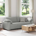 vidaXL Sofa 3-osobowa Szary chmur 220 cm tkanina