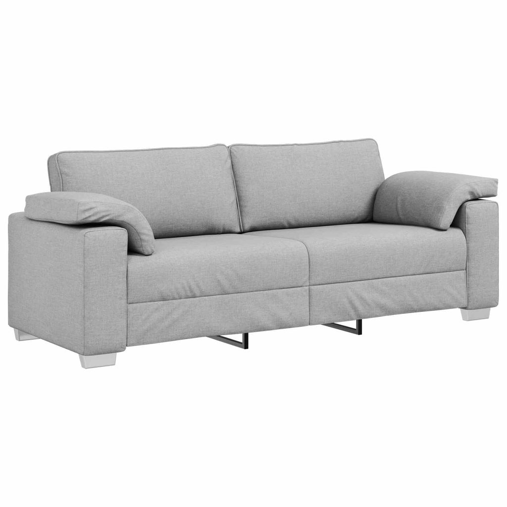 vidaXL Sofa 3-osobowa Szary chmur 220 cm tkanina