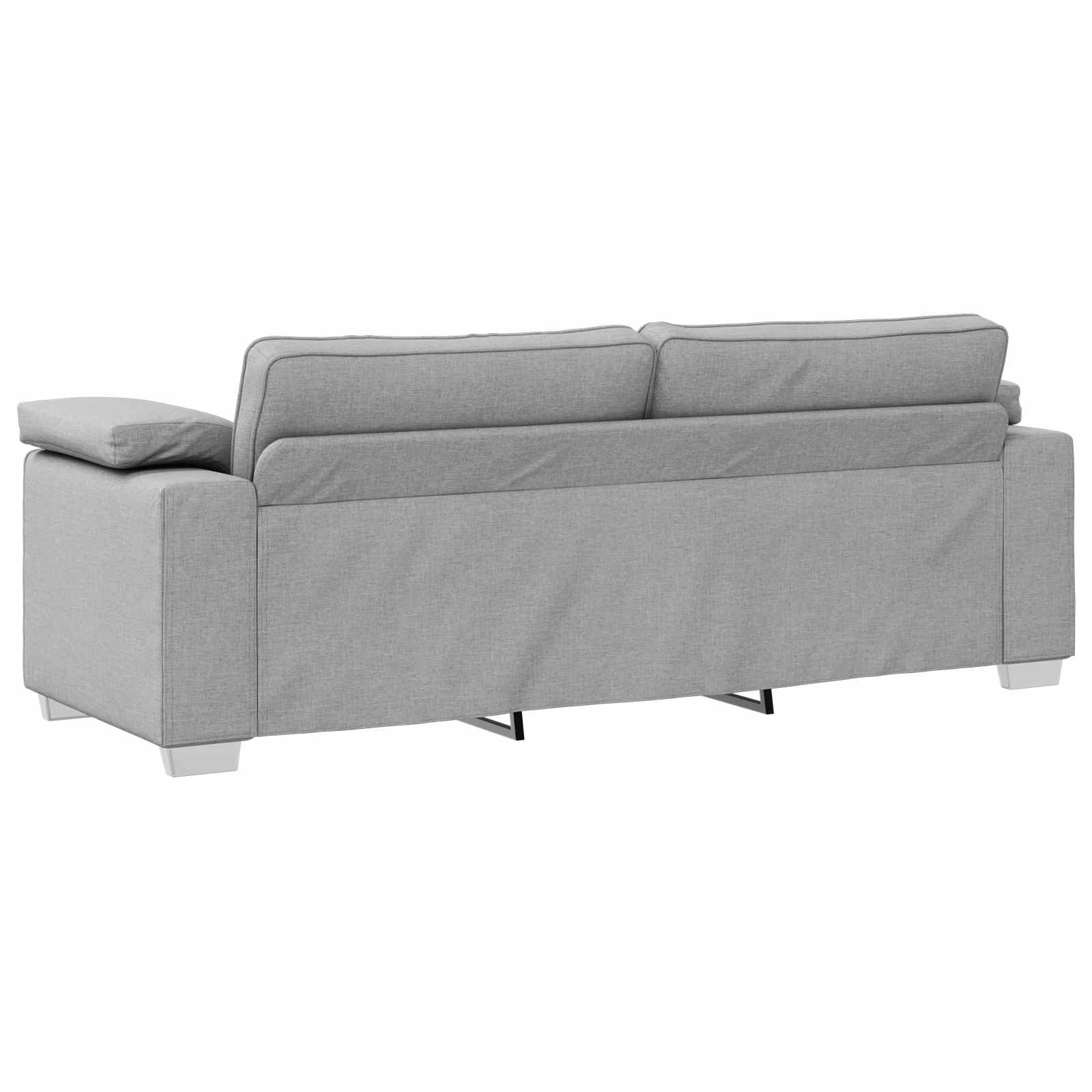 vidaXL Sofa 3-osobowa Szary chmur 220 cm tkanina