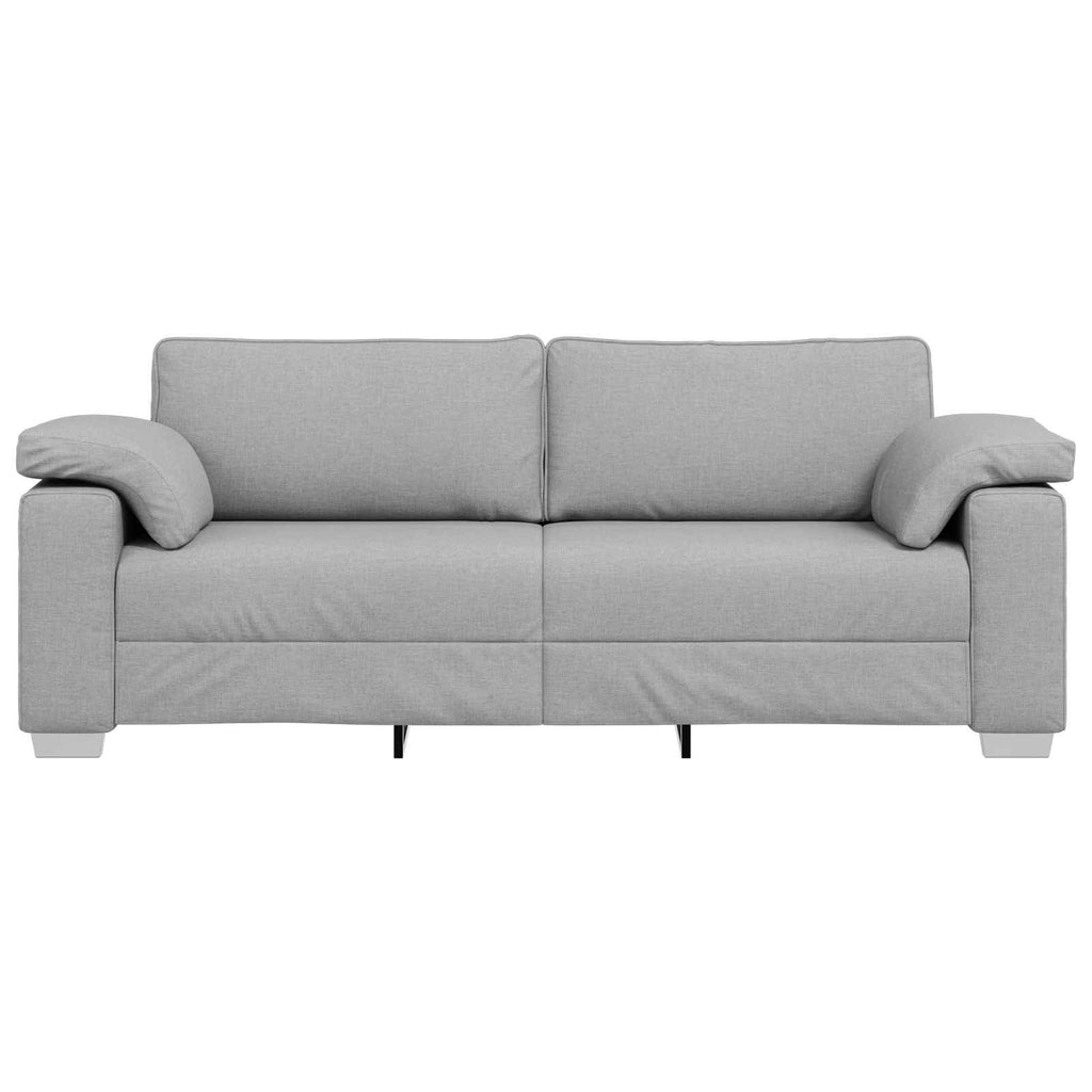 vidaXL Sofa 3-osobowa Szary chmur 220 cm tkanina