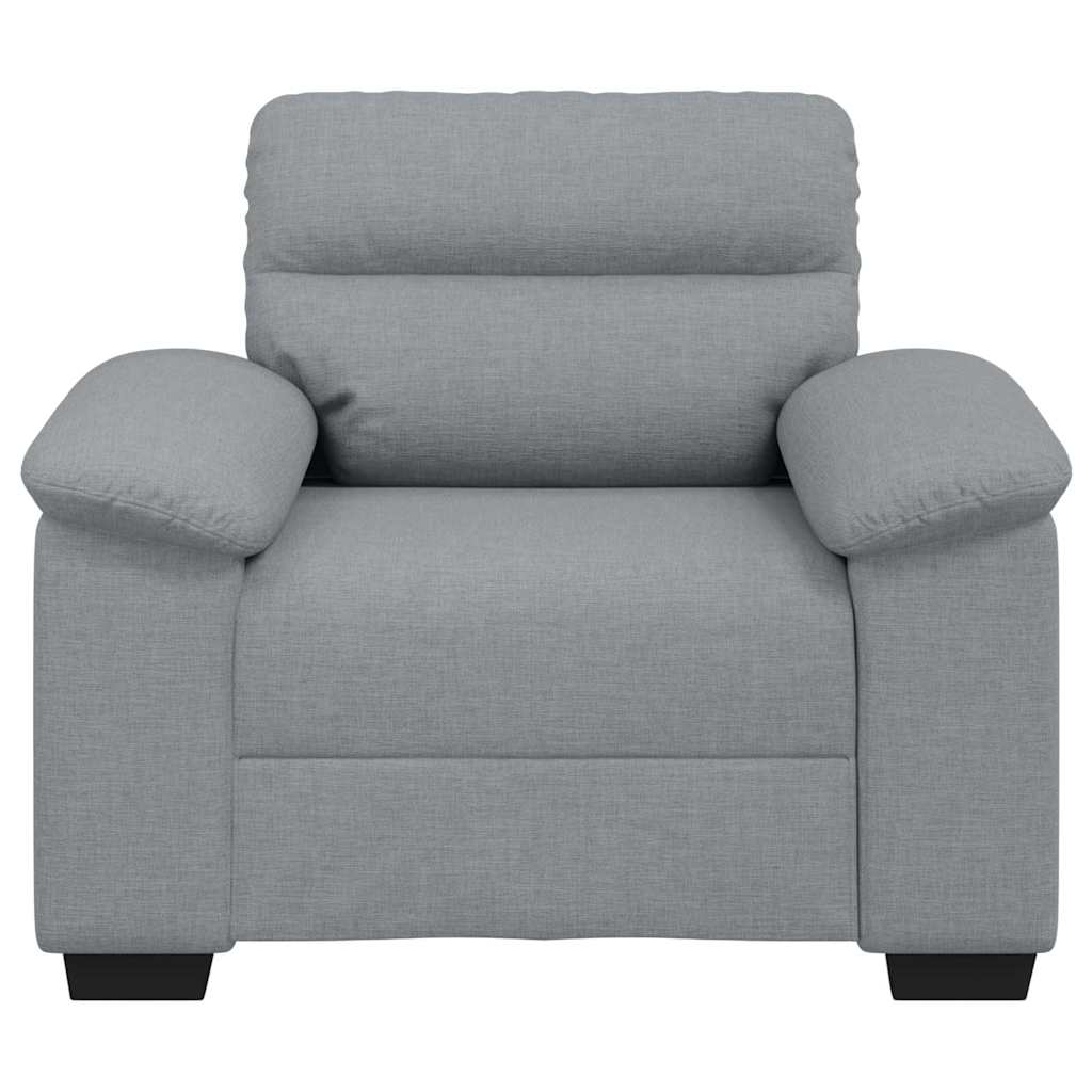 vidaXL Sofa Fotel Jasnoszary 100x81x84 cm Tkanina