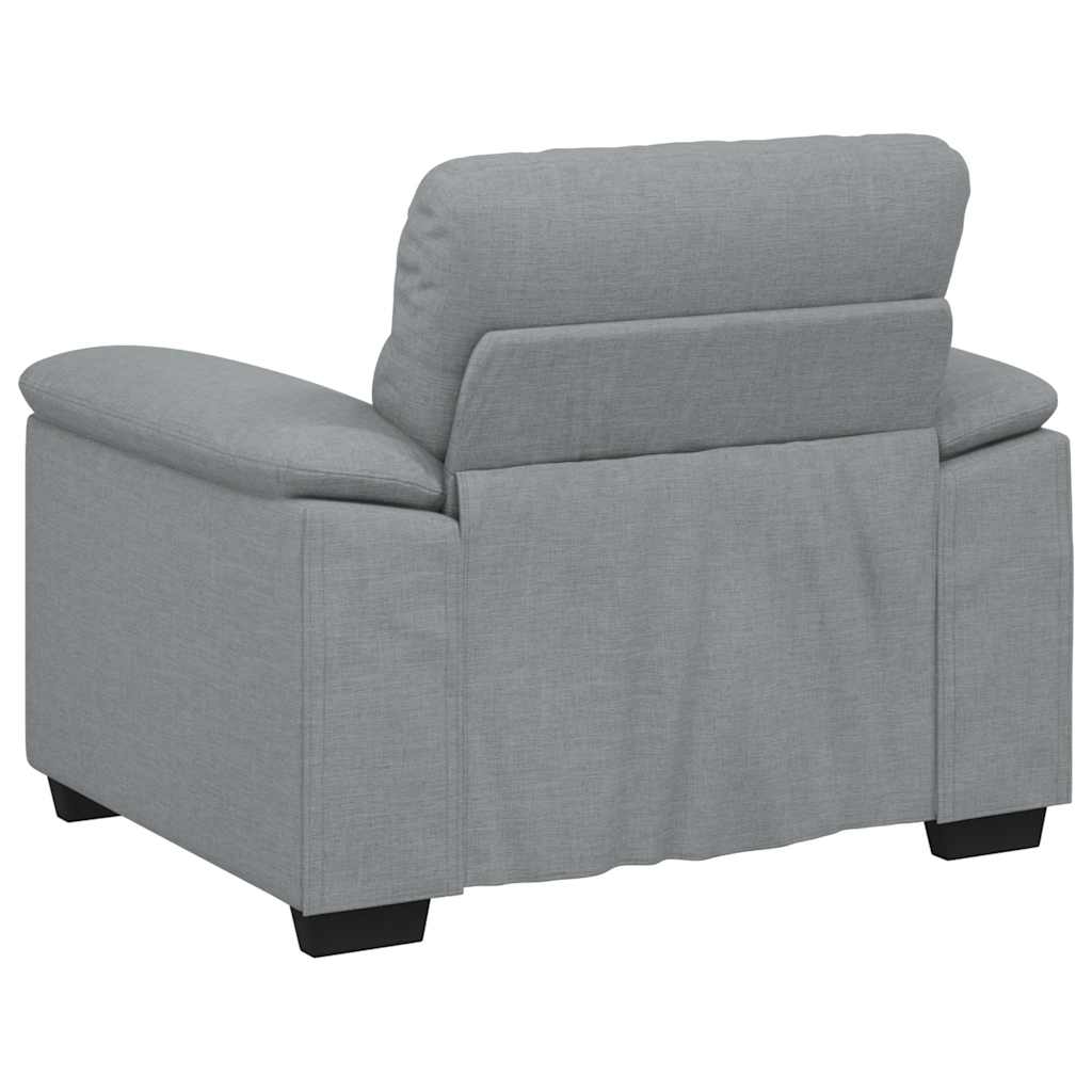 vidaXL Sofa Fotel Jasnoszary 100x81x84 cm Tkanina