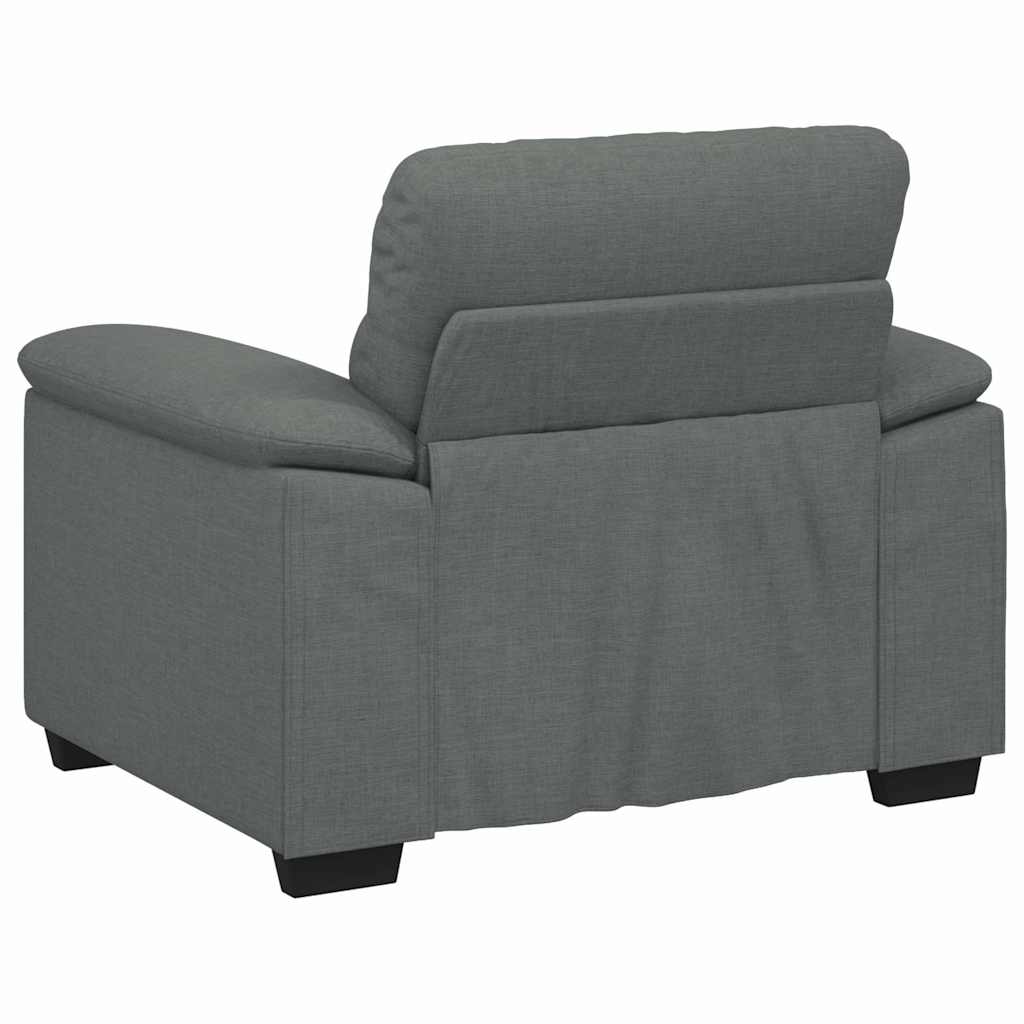 vidaXL Sofa Fotel Ciemnoszary 100x81x84 cm Tkanina