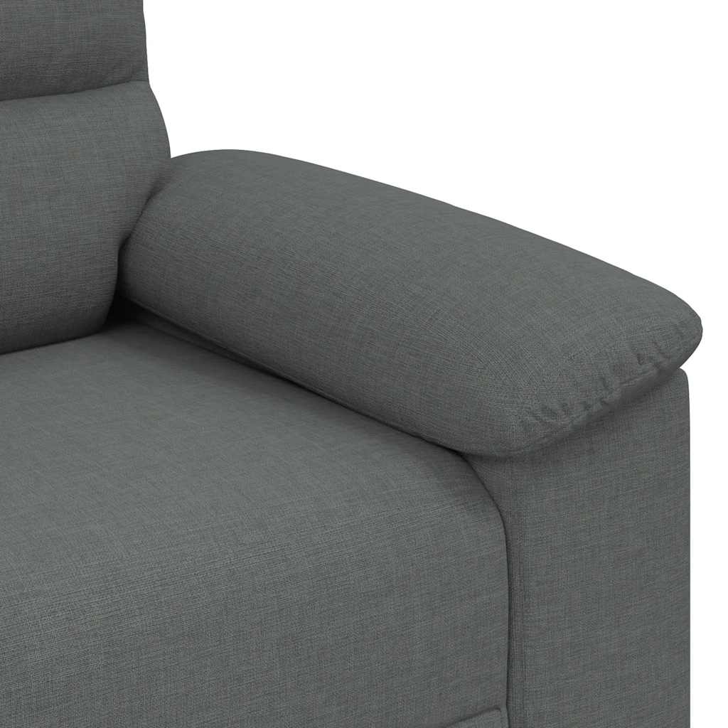 vidaXL Sofa Fotel Ciemnoszary 100x81x84 cm Tkanina