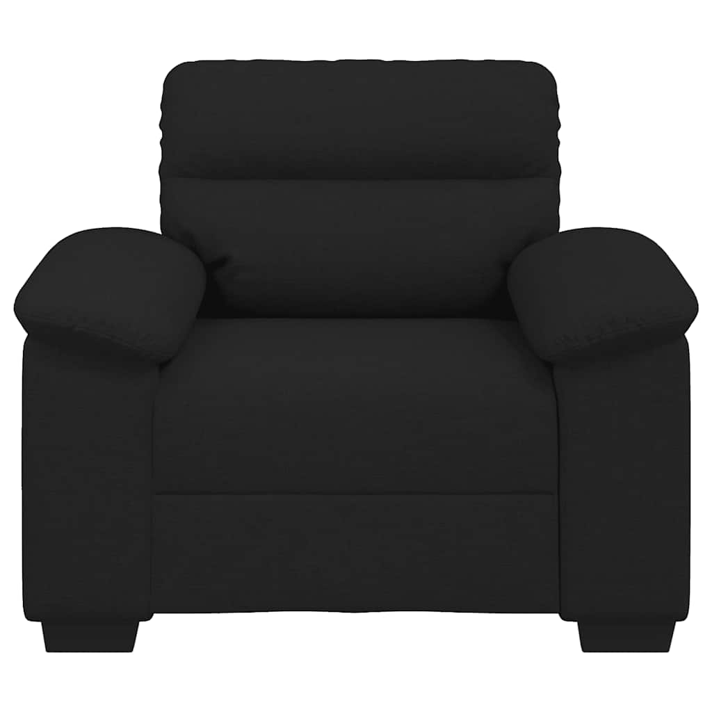 vidaXL Sofa Fotel Czarny 100x81x84 cm Tkanina
