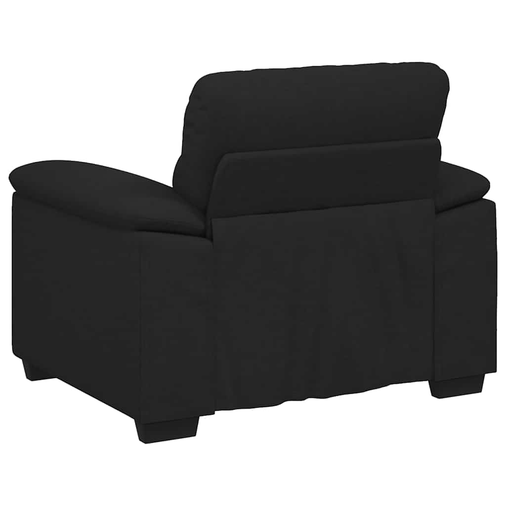 vidaXL Sofa Fotel Czarny 100x81x84 cm Tkanina