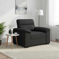 vidaXL Sofa Fotel Czarny 100x81x84 cm Tkanina