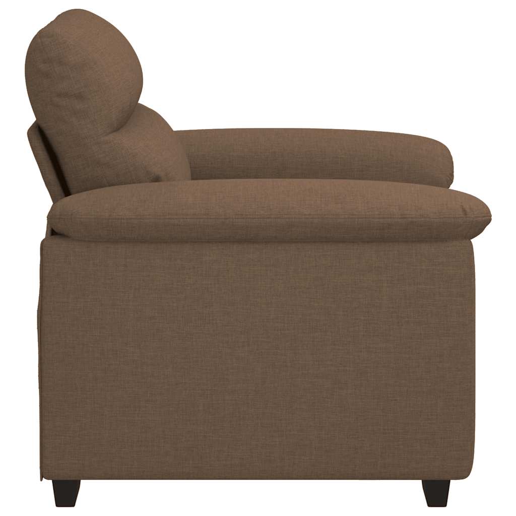 vidaXL Sofa Fotel Brązowy 100x81x84 cm Tkanina