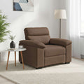 vidaXL Sofa Fotel Brązowy 100x81x84 cm Tkanina
