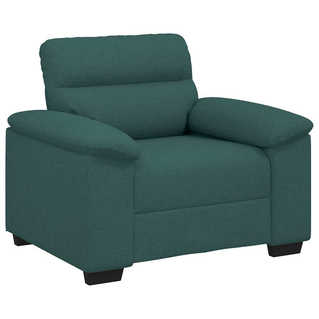 vidaXL Sofa Fotel Ciemnozielony 100x81x84 cm Tkanina