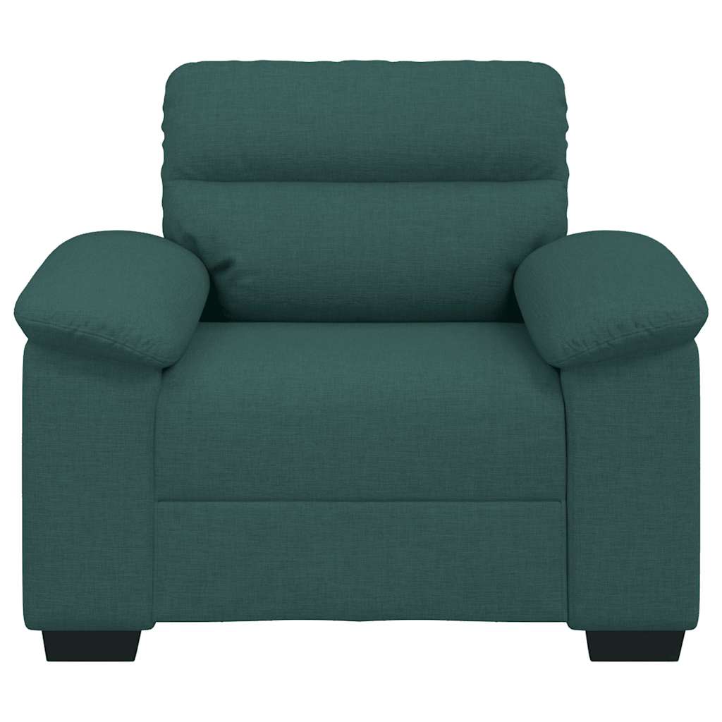 vidaXL Sofa Fotel Ciemnozielony 100x81x84 cm Tkanina