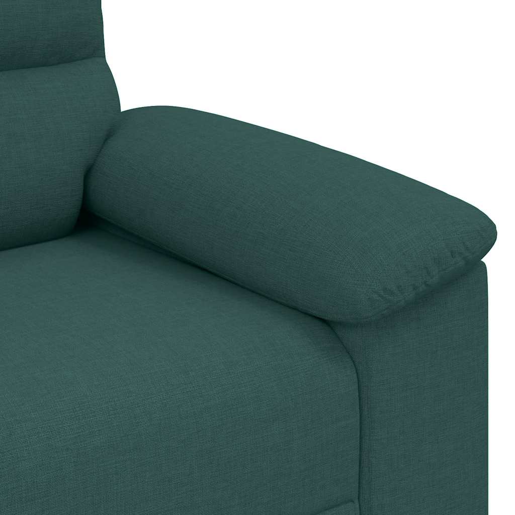 vidaXL Sofa Fotel Ciemnozielony 100x81x84 cm Tkanina