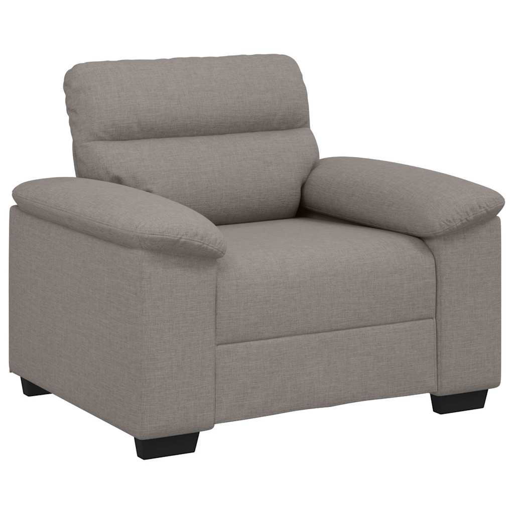 vidaXL Sofa Fotel Taupe 100x81x84 cm Tkanina