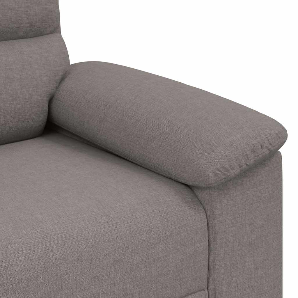 vidaXL Sofa Fotel Taupe 100x81x84 cm Tkanina