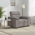 vidaXL Sofa Fotel Taupe 100x81x84 cm Tkanina