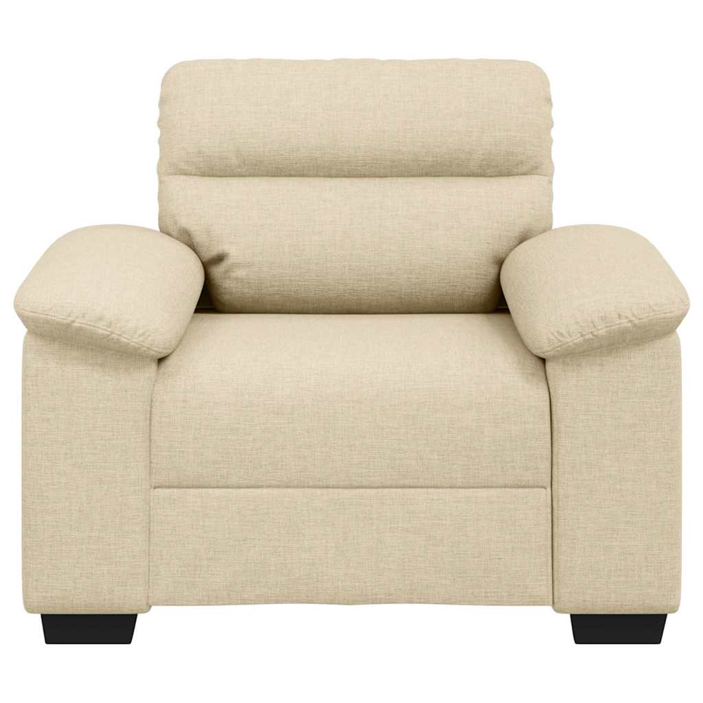 vidaXL Sofa Fotel Kremowy 100x81x84 cm Tkanina